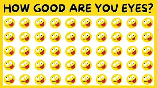 HOW GOOD ARE YOUR EYES #35 l Find The Odd Emoji Out l Emoji Puzzle Quiz  PAM GAMING