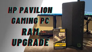 HP Pavilion Gaming PC Gets Ram Upgrade TG01-0023W