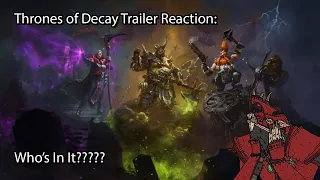 Thrones of Decay Trailer is Out! Watch Together