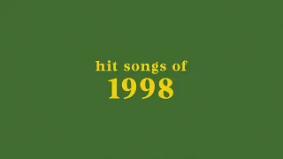 hit songs of 1998 + spotify playlist