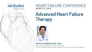 Advanced Heart Failure Therapy (Rayan Yousefzai, MD) August 12, 2020