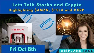 Livestreaming the StockMarket Today $SPY $QQQ $IWM $AMZN #stocks #crypto  #XRP