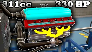 The Most Smallest, Powerful V12 Engine Ever | Automation The Car Company Tycoon Game