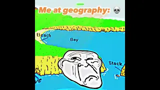 Me at geography: 💀 vs me at geography: 🗿😎 #viral #capcut #edit #popular #shorts #geography