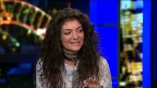 Lorde "Royals" Success & Pure Heroine Australian Tv Interview in FULL Oct. 22, 2013