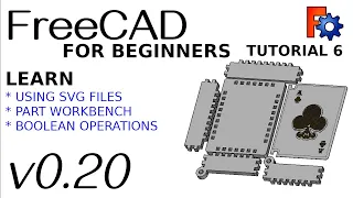 FreeCAD 0.20 For Beginners | 6 | Using SVG in the Part Workbench