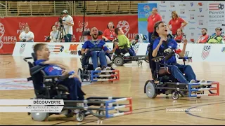 Découverte du Foot fauteuil électrique - Champions d'Exception - Handisport TV