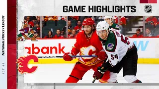 Coyotes @ Flames 4/16 | NHL Highlights 2022