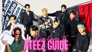 REACTION TO ATEEZ GUIDE! ( I think I found a bias)