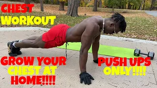 6 Exercises Make Your Chest Grow ( DO AT HOME ) | That's Good Money