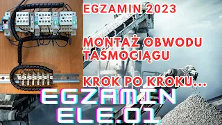 #2 Egzamin zawodowy elektromechanik 2023 - montaż zadania egzaminacyjnego nr 1 (zadanie jawne)