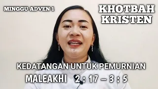 Bacaan,MALEAKHI 2:17–3:5 | Khotbah Kristen #khotbahkristen #priscawalukouw #mtpjgmim #bacaangmim