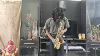 Bagon Main Kaise Yeh Phool Khilte Hai  On Saxophone by Aryamaan