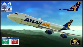 Atlas Air B747-8F | Anchorage - Dublin | 4K | Real Flight Simulator