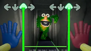 Ejected FNF be like Elmo Kermit in Poppy Playtime - Huggy Wuggy is Elmo The Frog - PoppyPlaytime Mod