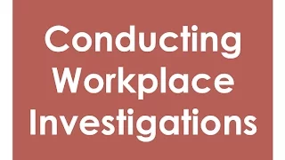 Conducting Legally Compliant Workplace Investigations | hrsimple.com