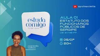 Aula 01 - Lei n. 2.148/1977 - Estatuto dos Funcionários Públicos de Sergipe