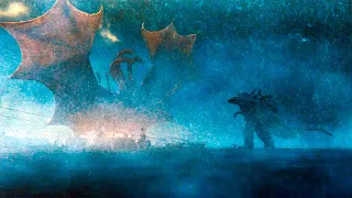 Godzilla vs King Ghidorah - Antarctica Fight Scene - Godzilla: King of the Monsters (2019)