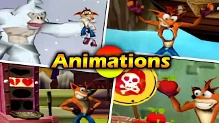 Crash Tag Team Racing - All Funny Animations