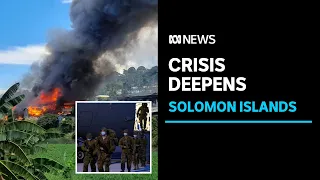 Food and fuel shortages after days of riots shut down Solomon Islands capital Honiara | ABC News