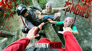 ZOMBIE MONEY HEIST vs POLICE 10 (Epic Parkour POV Chase) | Highnoy