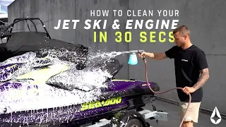 How to Clean your Jet Ski and Engine in 30 Seconds