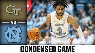 Georgia Tech vs. North Carolina Condensed Game| 2022-23 ACC Men’s Basketball