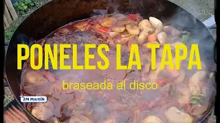 TAPA DE ASADO AL DISCO BRASEADA #ALDISCO #BRESEADA