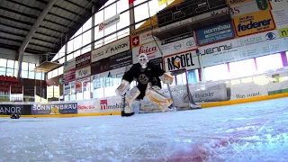 Elvis Merzlikins On Ice Training Clips 2008