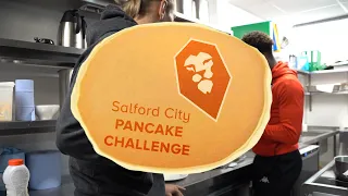 THE SALFORD CITY PANCAKE DAY CHALLENGE! 🥞