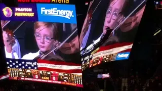 Performing National Anthem at the Cleveland Cavaliers Game