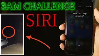 (GONE WRONG) DO NOT TALK TO SIRI AT 3AM CHALLENGE // SIRI SHOWED HERSELF