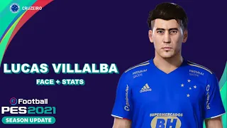 COMO CRIAR O LUCAS VILLALBA NO PES 2021 (CRUZEIRO) EFOOTBALL