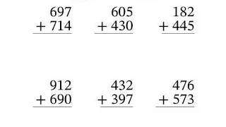 Addition of 3 digit numbers without carry l 3 digit addition | 3 digit addition for class 2 | जोड़