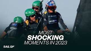 The MOST shocking moments of SailGP 2023 🤯