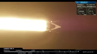 Liftoff of SpaceX CRS-9