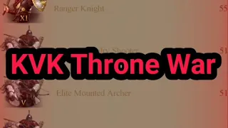Clash Of Kings : KVK 201 vs 534 - Throne WAR & Other Battles