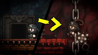 Beating Spelunky's HELL Ending Using The TEMPLE SHORTCUT (NO ITEMS).