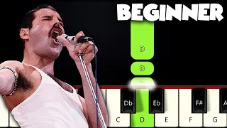 Bohemian Rhapsody - Queen | BEGINNER PIANO TUTORIAL + SHEET MUSIC by Betacustic