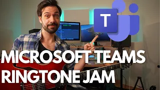 Microsoft Teams ringtone remix - call sound jam on guitar