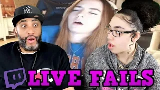 SHE THOUGHT HER STREAM WAS OFF | TWITCH LIVE STREAM FAILS REACTION