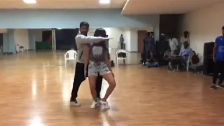 Allu Arjun And Pooja Hedge dance rehersal for Seeti Maar song from Duvvada Jagannadham