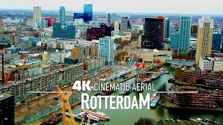 ROTTERDAM 🇳🇱 Drone Aerial 4K | The Netherlands Holland Nederland