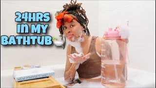 I Didn't Leave My Bathtub for 24 HOURS | I'm a prune...