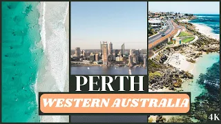 Perth Western Australia | Stunning 4K Drone Tour(2023)