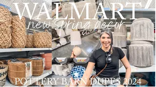 WALMART POTTERY BARN DUPES AND SPRING DECOR 2024 SHOP WITH ME | WALMART SPRING DECOR 2024 SHOP W/ ME