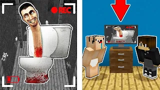 СЛЕДИМ ЗА СКИБИДИ ТУАЛЕТ ЧЕРЕЗ СКРЫТЫЕ КАМЕРЫ В МАЙНКРАФТ! SKIBIDI TOILET MINECRAFT