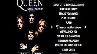 Queen Greatest Hits 1 Main Menu