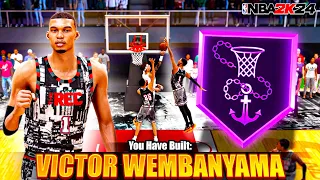 7' 4” Victor Wembanyama Build + 99 BLOCK is DOMINATING NBA 2K24