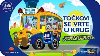 Tockovi se vrte u krug (Wheels On The Bus Go Round and Round) Nursery Rhymes powered by Jaffa